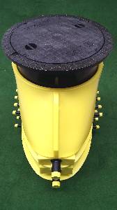 Verteilerschacht 8-fach horizontal